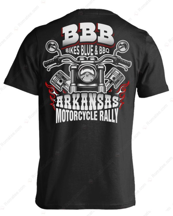 Bikes Blues And BBQ Arkansas Motorcycle Rally T-shirt