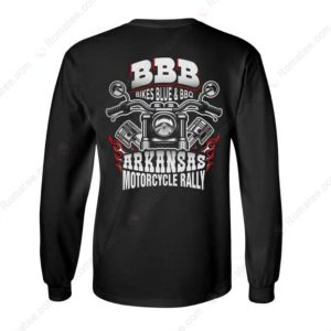 Bikes Blues And BBQ Arkansas Motorcycle Rally T shirt 2