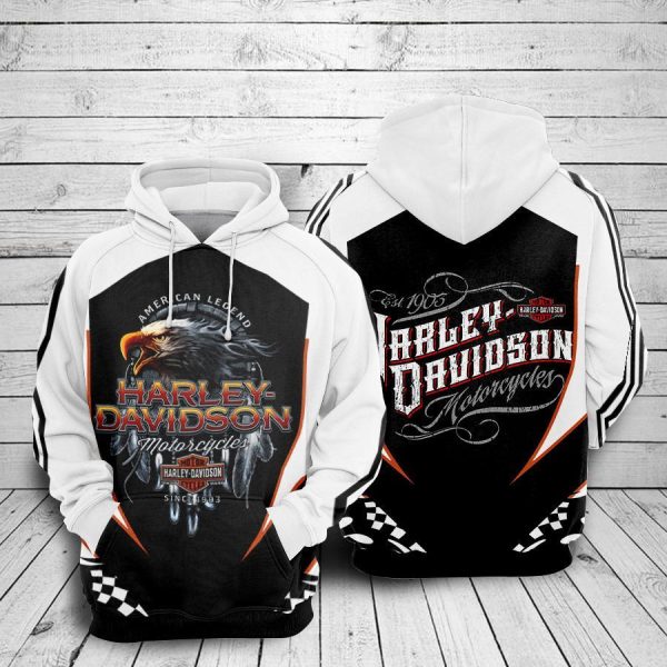 Harley-Davidson Eagle Graphic Hoodie – American Legend Motorcycle Apparel