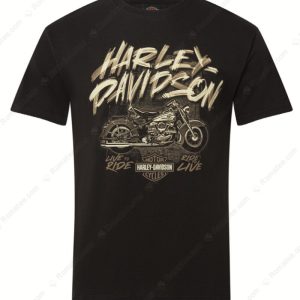 Harley-Davidson Live to Ride – Ride to Live Graphic T-Shirt, Harley-Davidson Lifestyle Merch