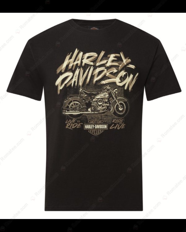 Harley-Davidson Live to Ride – Ride to Live Graphic T-Shirt, Harley-Davidson Lifestyle Merch