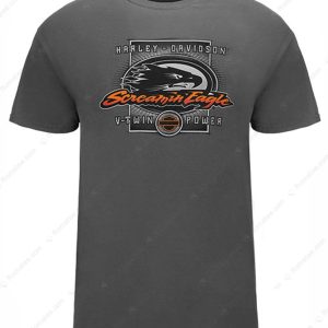 Harley-Davidson V-Twin Power Screamin Eagle Tee, Men’s Harley-Davidson Biker Shirt