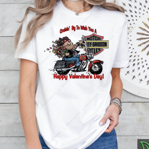 Harley-Davidson Valentine’s Day T-Shirt, Cruisin Valentine’s Gift for Harley Rider