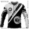 Indian Motorcycle Customizable Hoodie – Black and White Geometric Design