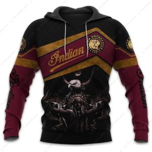 Indian Motorcycle Eagle Flight Rider Hoodie, Graphics of Indian Motorcycle Legacy