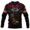 Indian Motorcycle Flying Wheel Merch, Men’s Native American Rider Graphic Hoodie