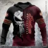 Indian Motorcycle Hoodie with Skull Art and Vintage Logo Design