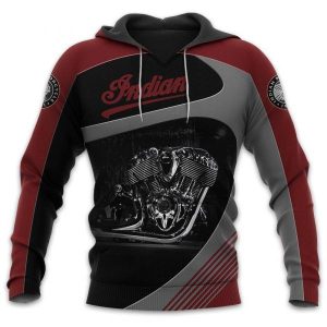 Indian Motorcycle Inspired Graphic Hoodie for Bikers – Stylish & Comfortable Wear