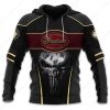 Indian Motorcycle Punisher Graphic Hoodie – Men’s Edgy Biker Fashion