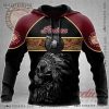 Indian Motorcycle Skull Chief Hoodie with Tribal Art Design