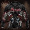 Indian Motorcycle Skull Hoodie with Native American Headdress Design