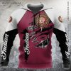 Indian Motorcycle Vintage Hoodie with Motorcycle Rider Graphic and Logo