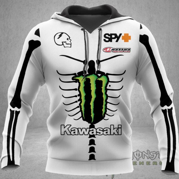 It looks like you’ve shared an image of a hoodie with a skeleton design and branding for Monster and Kawasaki. If you have any specific questions or need information related to this hoodie, feel free to ask!