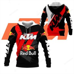 KTM Red Bull Hoodie Racing Graphic Art Design for Motorsport Fans