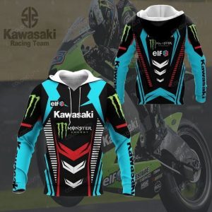 Kawasaki Racing Team Monster Energy Hoodie – Dynamic Motorcycle Apparel for Fans