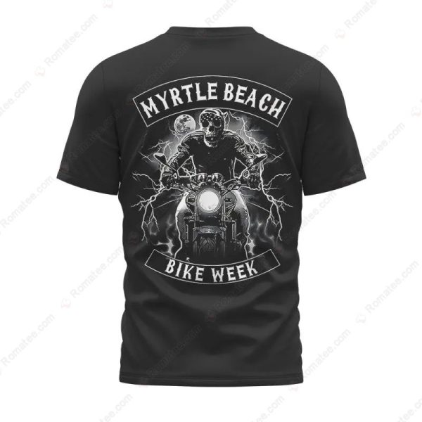 Myrtle Beach Bike Week American Knight Merch, Vintage Motorcycle Biker T-Shirt