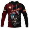 Native American Girl Motorcycle Hoodie, Indian Motorcycle 1901 Biker Merch