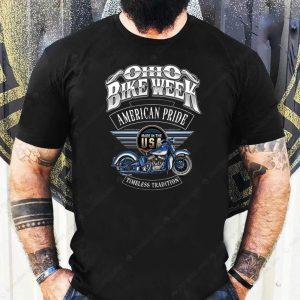 Ohio Bike Week American Pride USA T-Shirt, Timeless Tradition Biker Tee