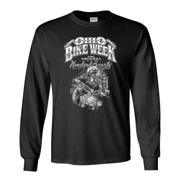 Ohio Bike Week Dude Skull Biker T-Shirt, Loyal to One Christian Biker T-Shirt