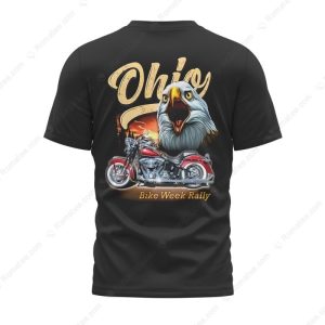 Ohio Bike Week Eagle Biker Thunder Rally Shirt, Ohio Bike Week Rally Biker T-Shirt