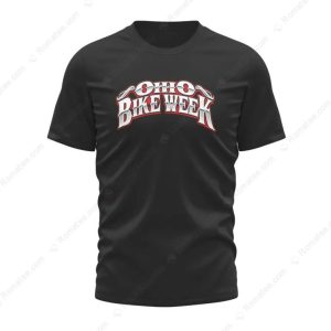 Ohio Bike Week Freedom Open Road American Flag T-Shirt, Patriotic Ohio Bike Week Motorcycle Wings Tee