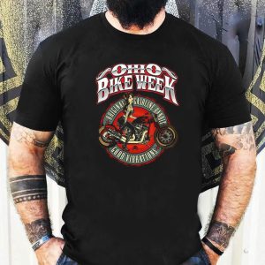 Ohio Bike Week Girl Biker Gasoline Bandit T-shirt