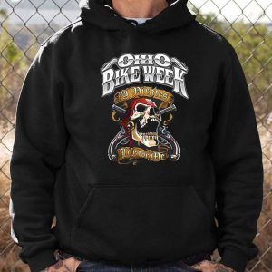 Ohio Bike Week Skull Guns Merch A Pirates Life For Me Skull Biker T Shirt 3