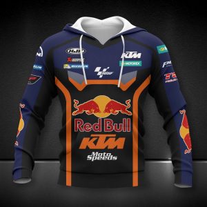 Red Bull KTM Moto Racing Hoodie – Motorsport Apparel for Fans and Enthusiasts