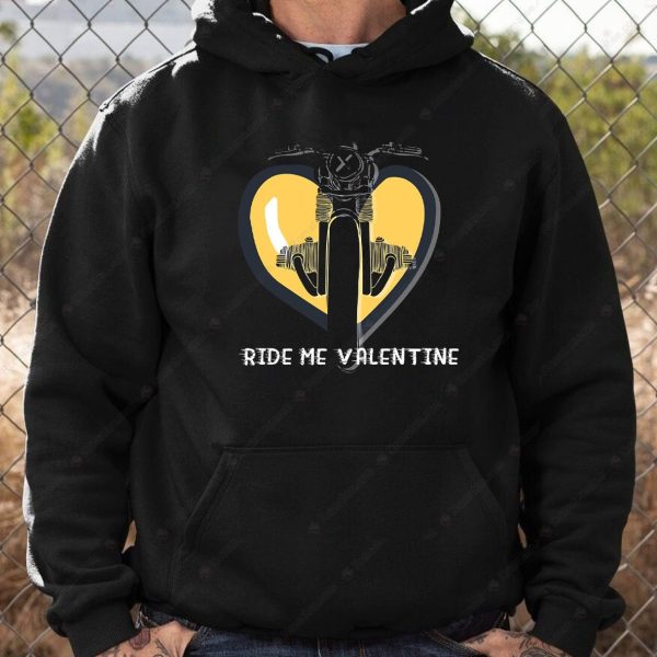 Ride Me Valentine Motorcycle T-Shirt, Valentine’s Day Motorcycle Heart T-Shirt