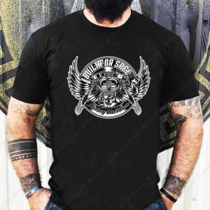 V-Twin Engine Winged Graphic T-Shirt, Harley Davidson Style