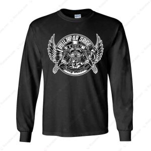 V-Twin Engine Winged Graphic T-Shirt, Harley Davidson Style