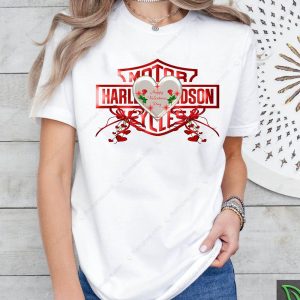 Valentine’s Day Harley-Davidson Motorcycle T-Shirt, Motorcycle Valentine Gift