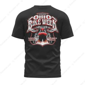 Vintage Ohio Bike Week Motorcycle T-Shirt – North Coast Thunder Rally Tee