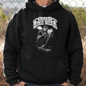 We Meet Again Ohio Bike Week Tee Grim Reaper And Bulldog Motorcycle T Shirt 3