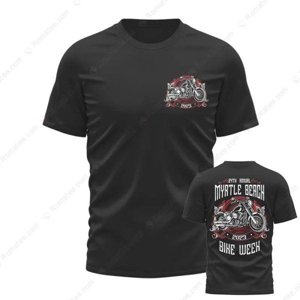 Wheels Move The Soul Motorcycle T-Shirt, 83rd Annual Myrtle Beach Bike Week Merch