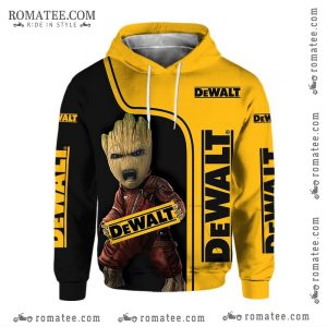 Baby Groot DeWalt Hoodie – Guardians of the Galaxy Fan Merchandise