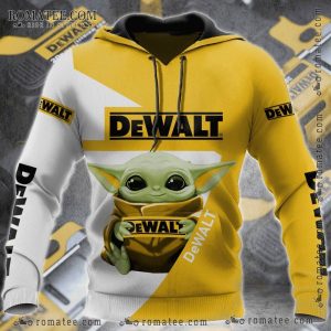 Baby Yoda Star Wars DeWalt Collaboration Hoodie – Geek Apparel Gift