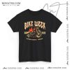 Daytona Beach Bike Week 2025 T-Shirt – Vintage Motorcycle Flames Design