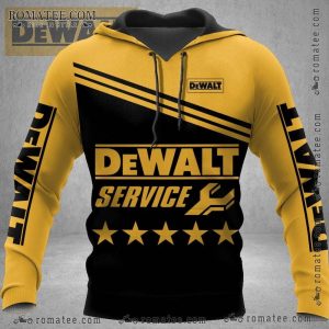 DeWALT Service Vintage Inspired Graphic Hoodie for Tool Enthusiasts