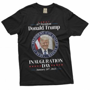 Donald Trump Inauguration Day T-Shirt with Presidential Seal Design