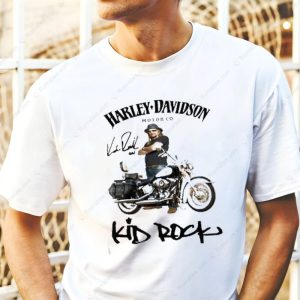 Harley Davidson Motor CO Kid Rock Signature Unisex T Shirt 1