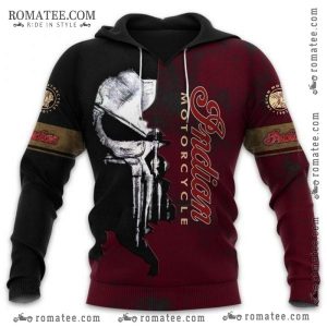 Indian Motorcycle Engine Graphic Hoodie – Vintage Biker Apparel