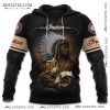 Indian Motorcycle Hoodie Native American Headdress Vintage Bike Design Retro Biker Gear Jacket