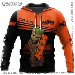 KTM Baby Groot Personalized Hoodie – Ready to Race Design