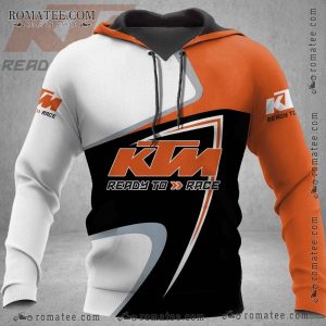 KTM Ready to Race Graphic Hoodie with Bold Color Block Design