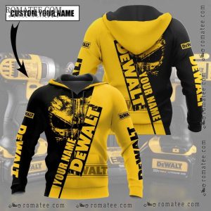 Punisher Skull Dewalt Custom Name Hoodie – Personalized Streetwear for Fans and DIY Enthusiasts