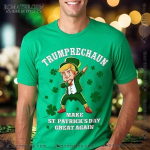 St. Patrick’s Day Trump Leprechaun T-Shirt – Make St. Patrick’s Day Great Again