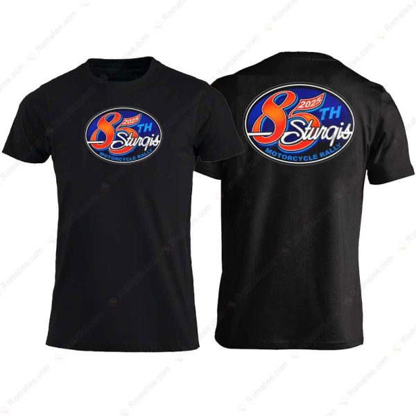 Sturgis Motorcycle Rally 85th Anniversary 2025 Oval Logo T-Shirt