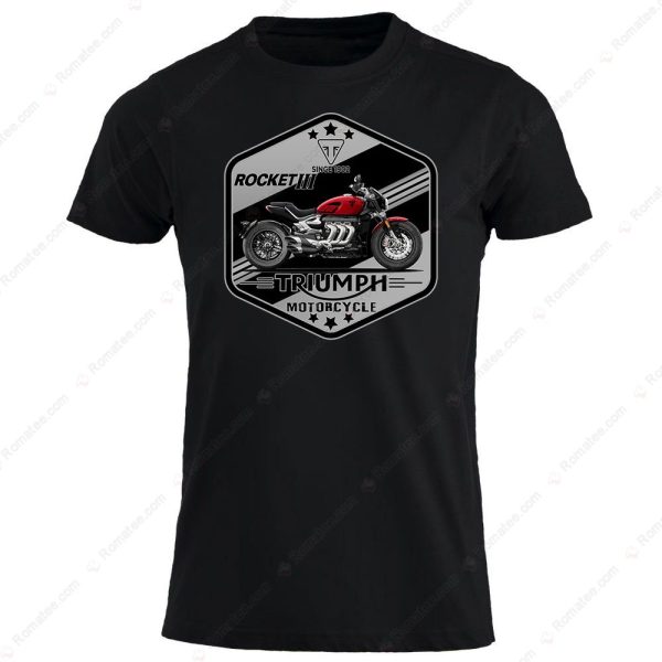 Triumph Rocket III Motorcycle T-Shirt – Vintage Inspired Design