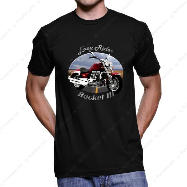 Triumph Rocket III Vintage Motorcycle T-Shirt – Classic Biker Design